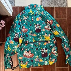 Disney Teal Windbreaker Jacket